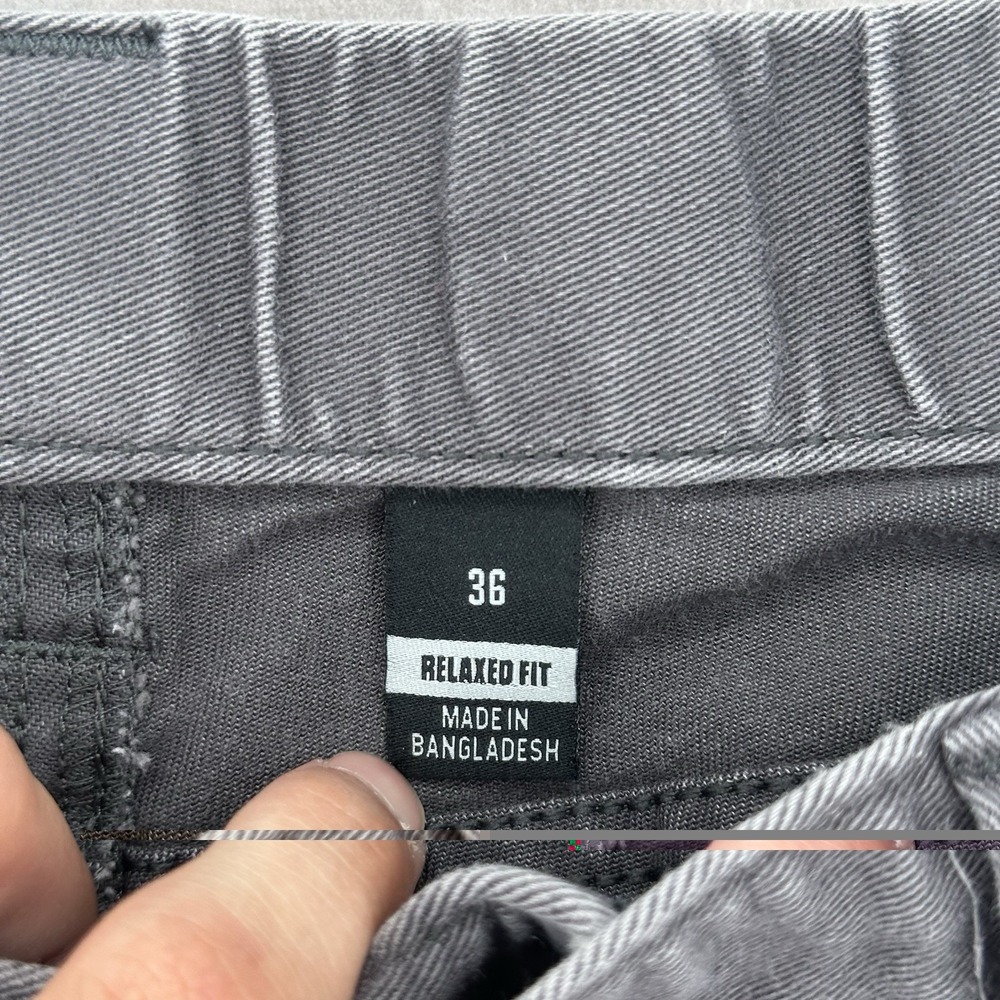Carhartt Relaxed Fit Mens Size 40 Gray Canvas Workwear Carpenter Shorts - Picture 4 of 11